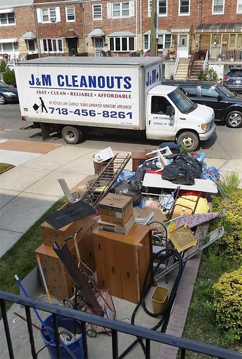 Junk removal from driveway(before) - New York City