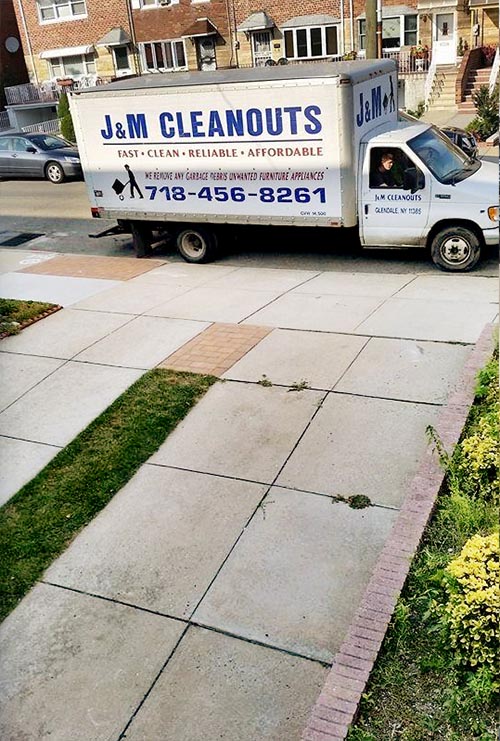 Junk removal from driveway(after) - New York City